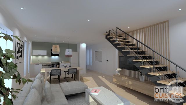 Appartement T3 à vendre - 3 pièces - 80,70 m2 - St Renan - 29 - BRETAGNE