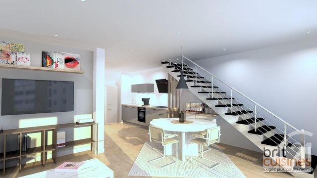 Appartement T3 à vendre - 3 pièces - 74,25 m2 - St Renan - 29 - BRETAGNE